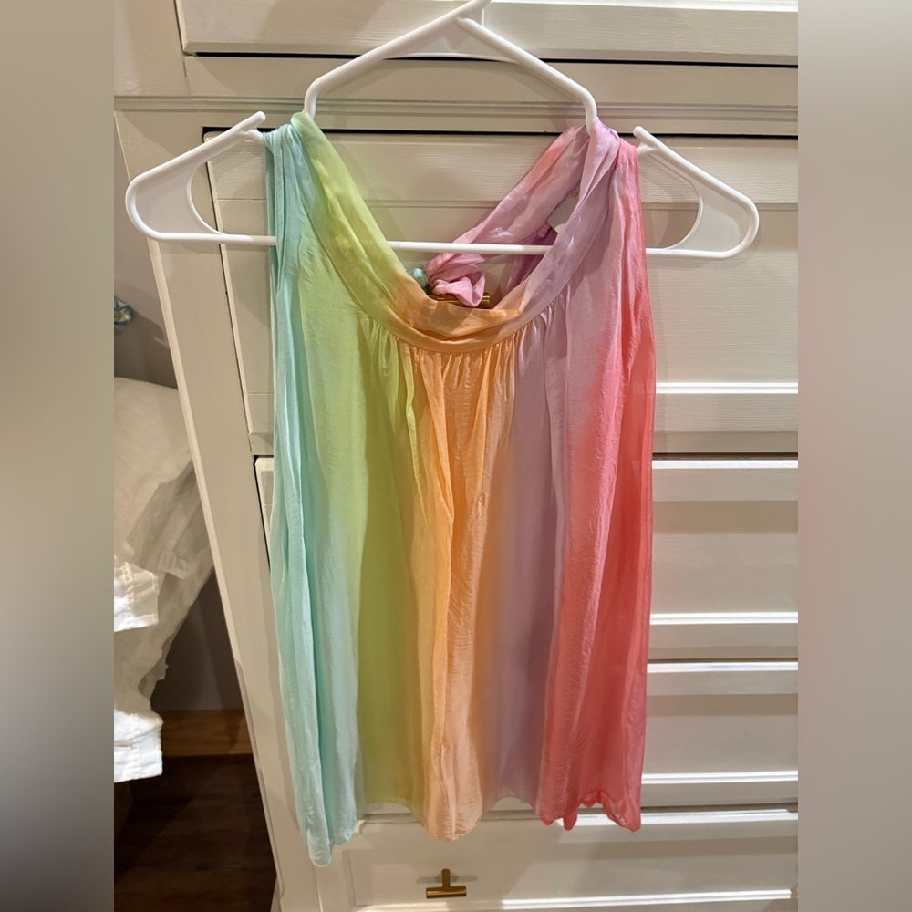 Multicolor Sleeveless Women's Top
